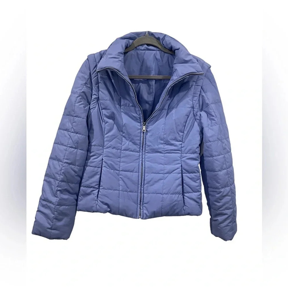 🩵 Nordstrom Quilted Puffer Jacket – Blue Size XS (NWT, Missing Brand Tag) ❄️✨